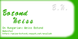 botond weiss business card